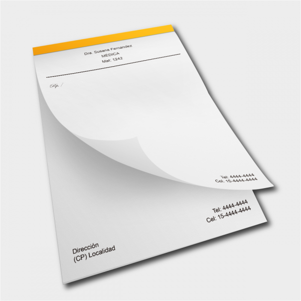 Mockup Recetarios fondo gris